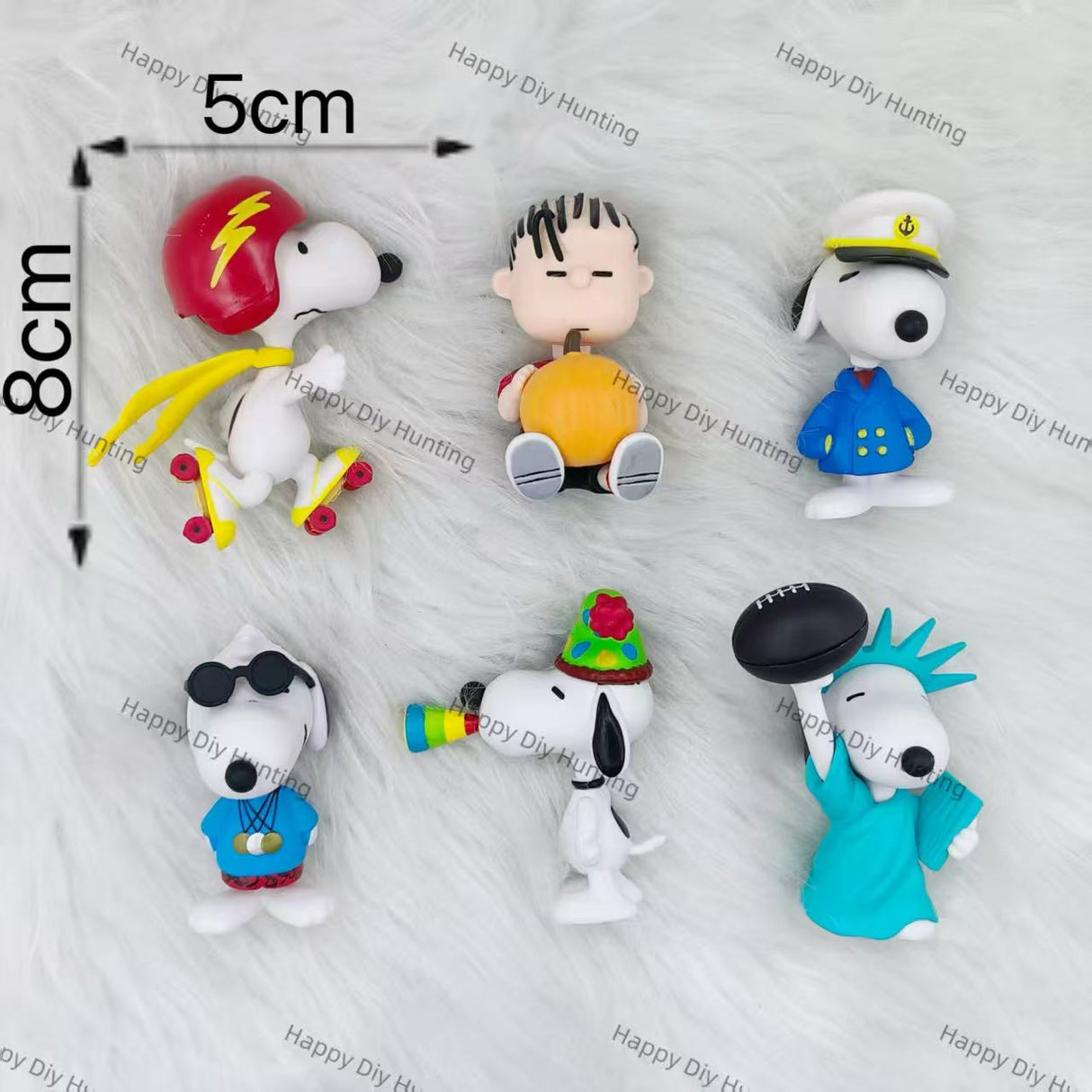 Charming Set Of Peanuts Characters Pen Topper