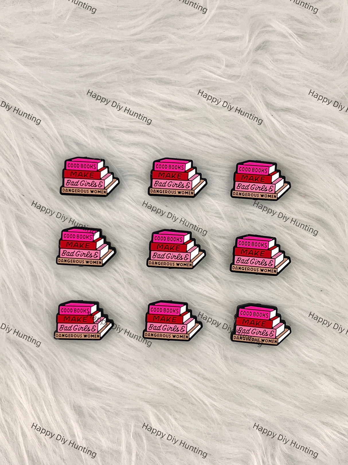 Cood Books Make Bad Girls& Dangerous Women Silicone Focal Beads Wholesale