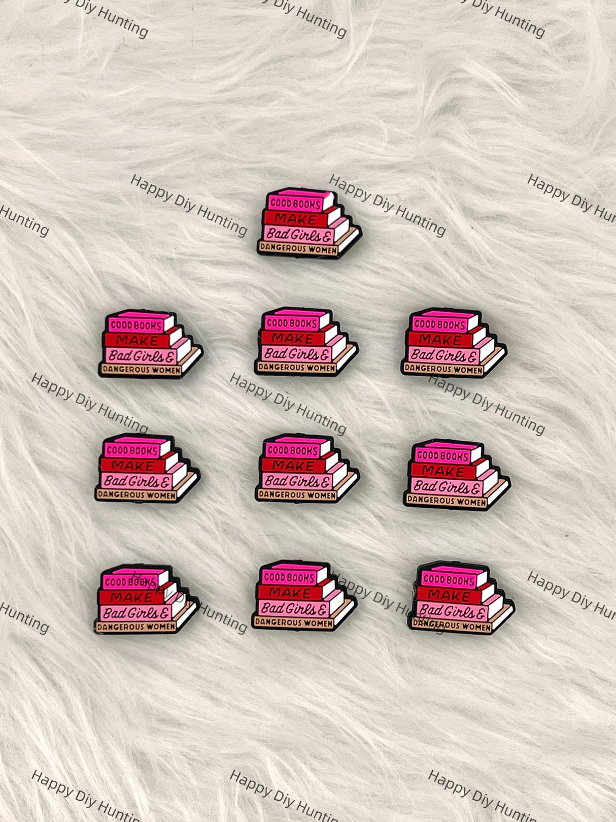 Cood Books Make Bad Girls& Dangerous Women Silicone Focal Beads Wholesale