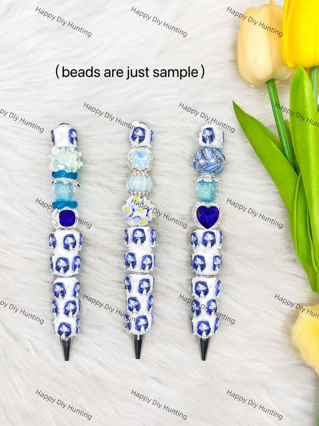 Corpse Bride Beadable Pen | Premium DIY Stationery Decor Supplies