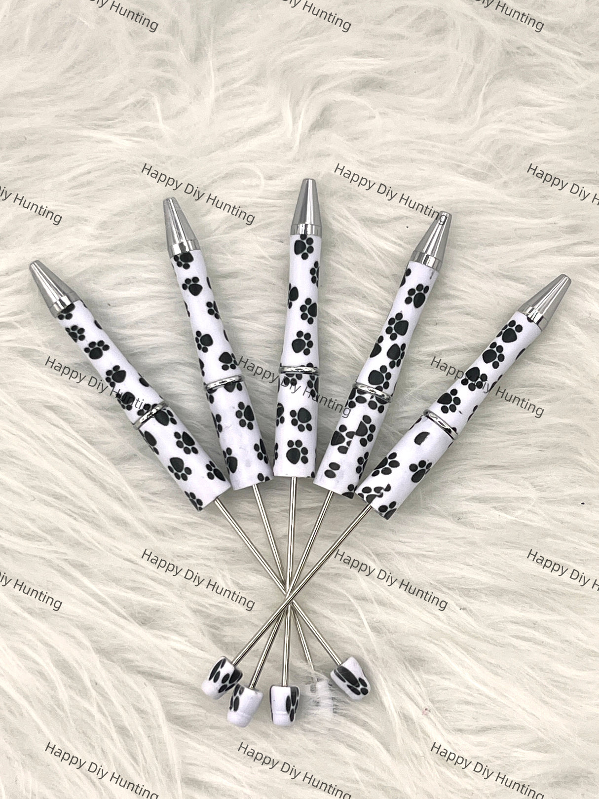 Cute Dog Paws Beadable pens bulk