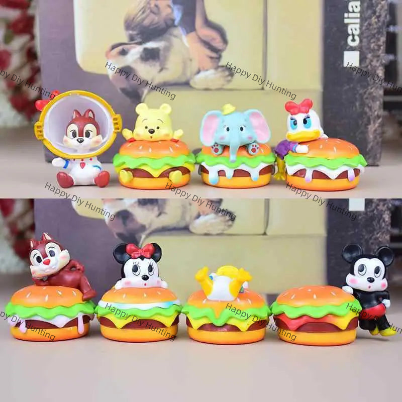 Cute Hamburger Animals Pen Topper(No Hole)