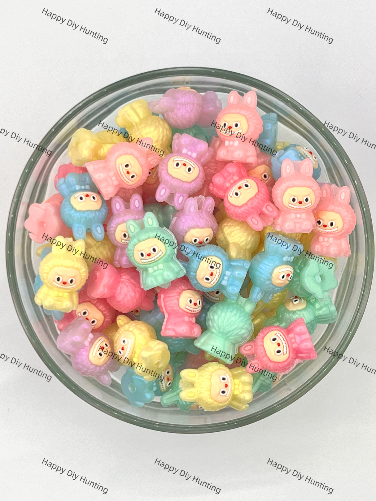 Cute Sitting Labubu Silicone Focal Beads Wholesale, silicone focal beads for pens