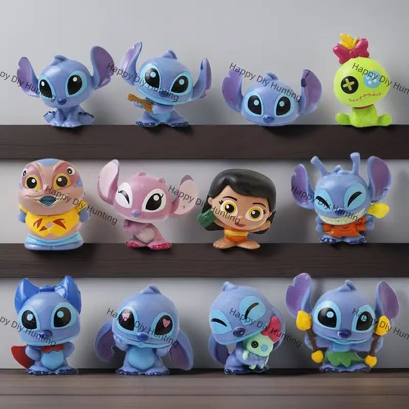 Cute Stitch & Lilo Pen topper