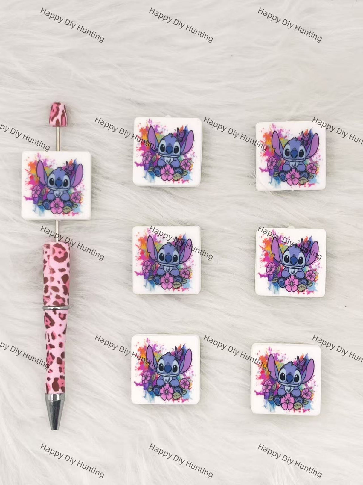 Cute Stitch Silicone Focal Beads Wholesale, silicone focal beads for pens