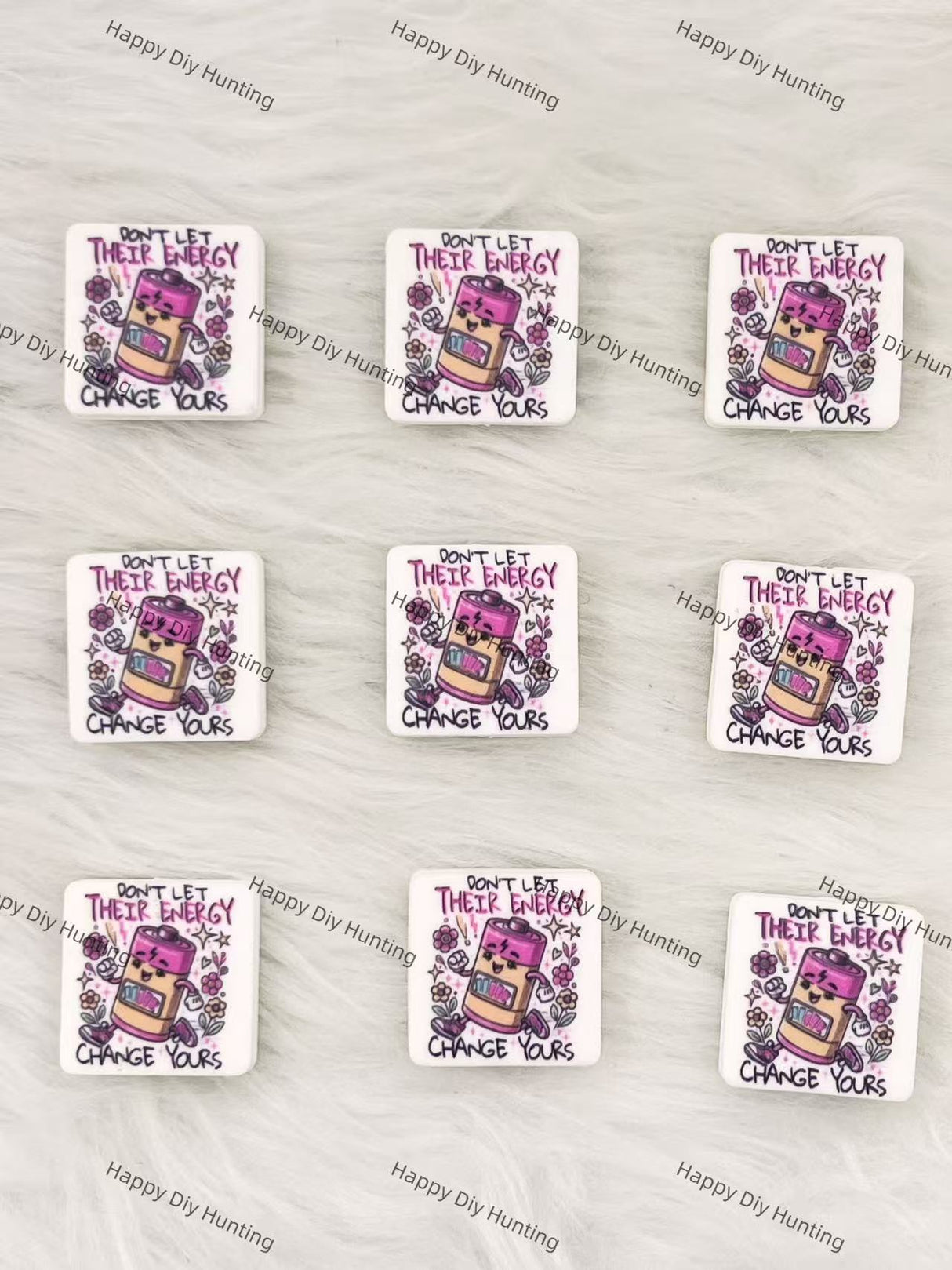 Don't Let Their Energy Change Yours Silicone Focal Beads Wholesale, silicone focal beads for pens