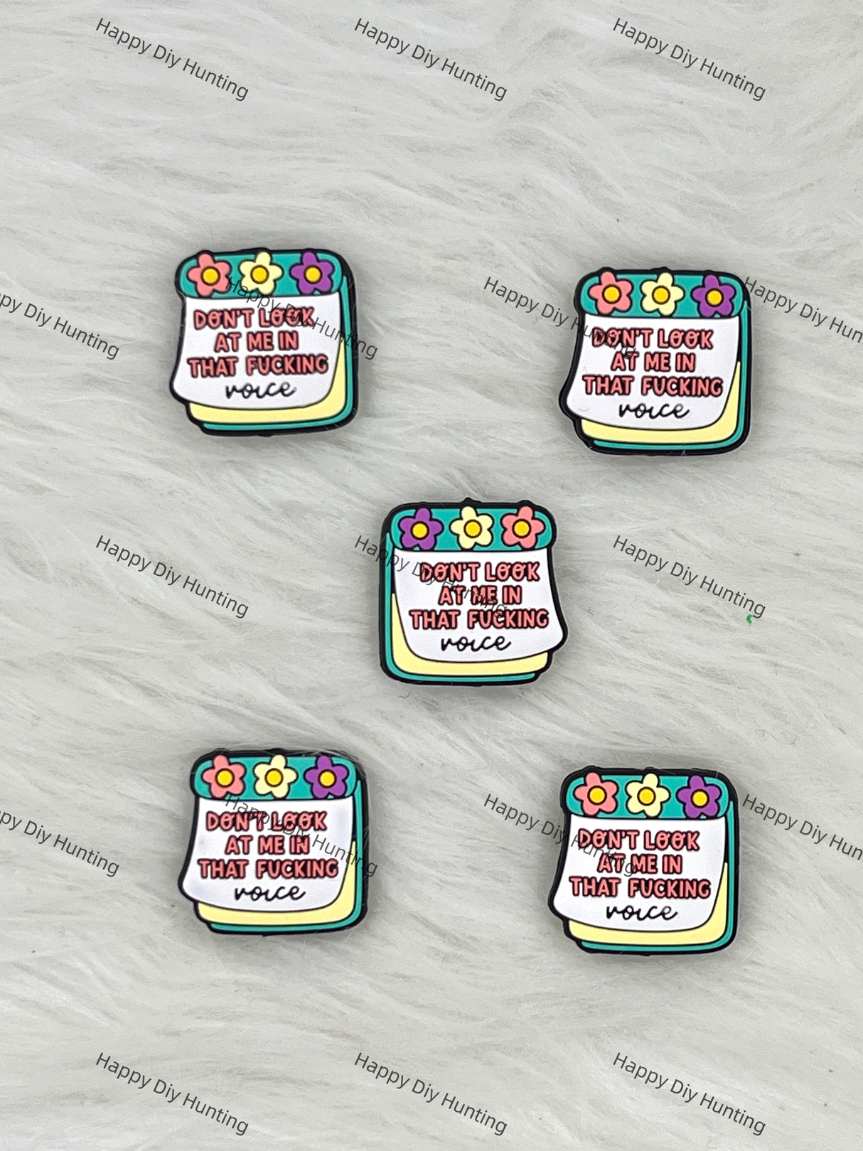 Don’t Look At Me In That Fucking Voice Silicone Focal Beads Wholesale, silicone focal beads for pens