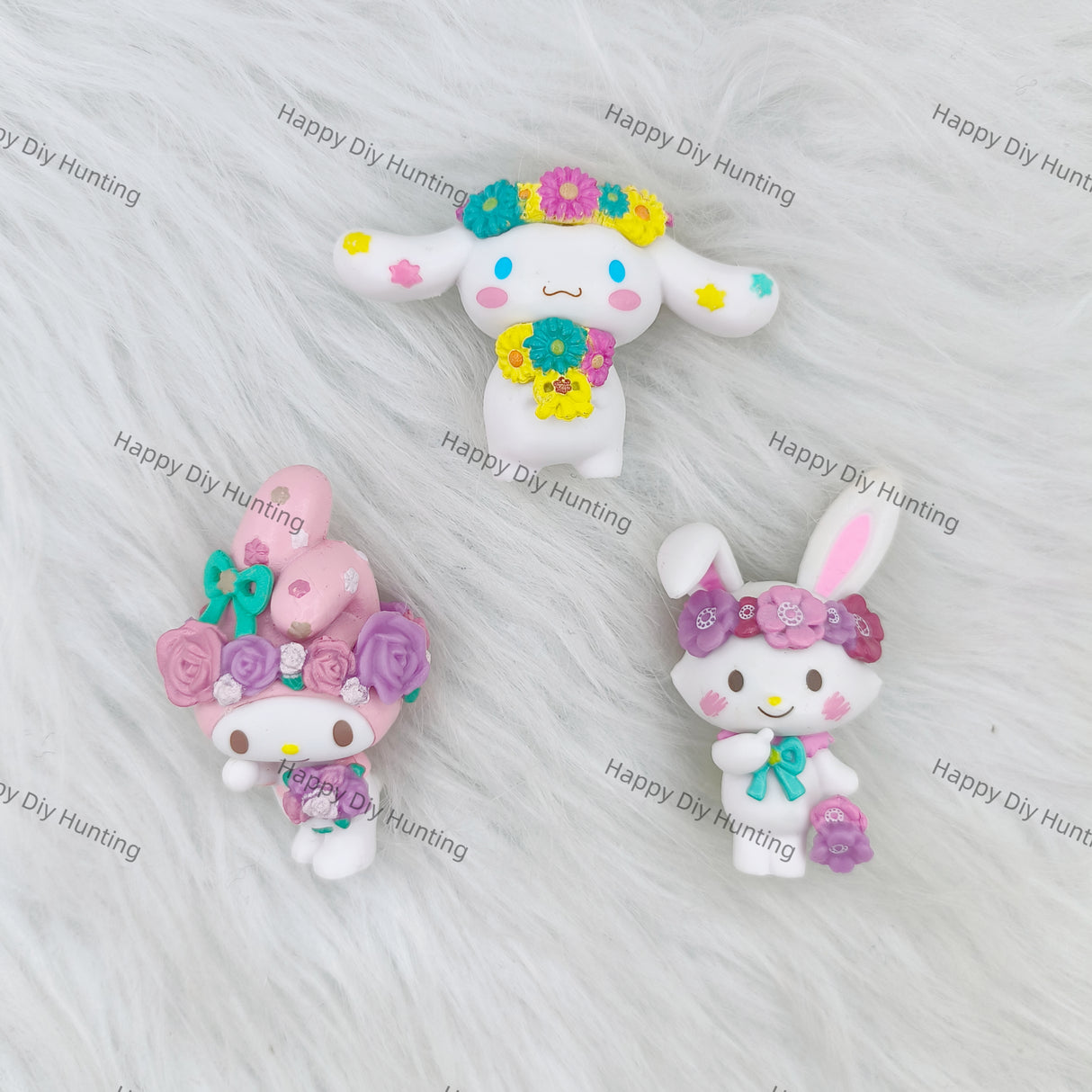 Flower-themed Sansan Family Series Pen Topper(No Hole)