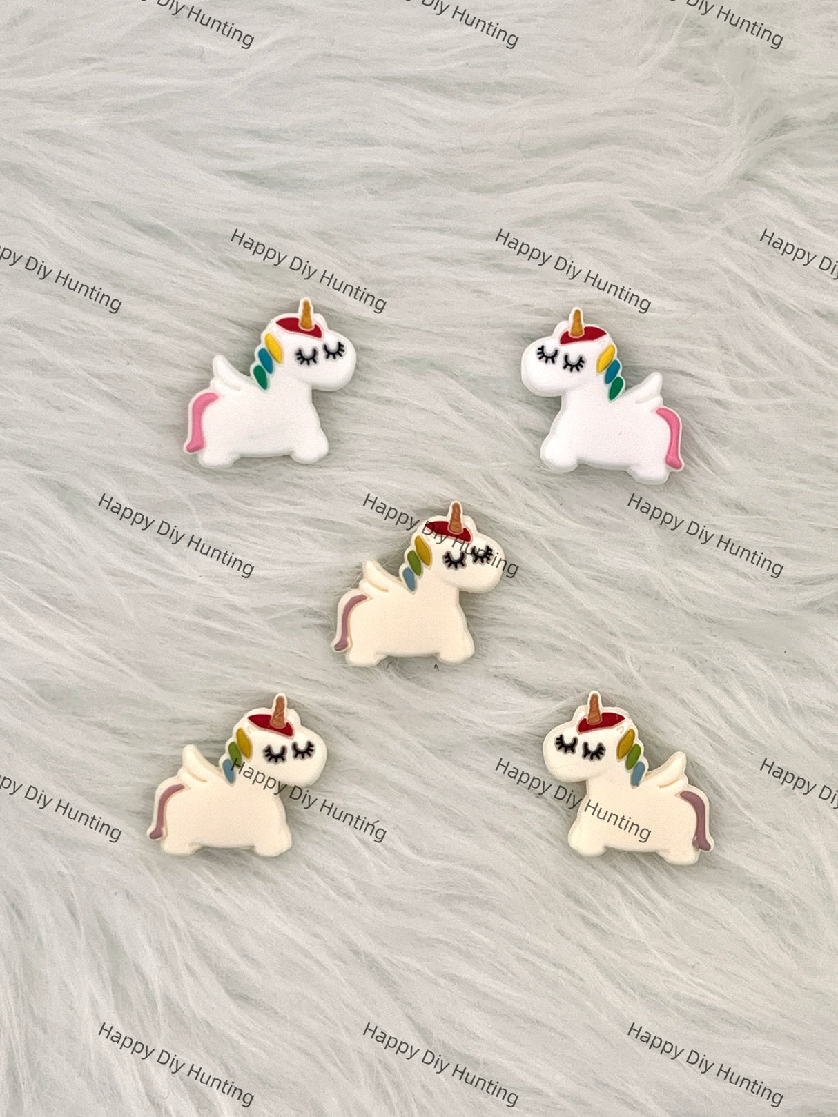 Flying Pretty Unicorn Silicone Focal Beads Wholesale