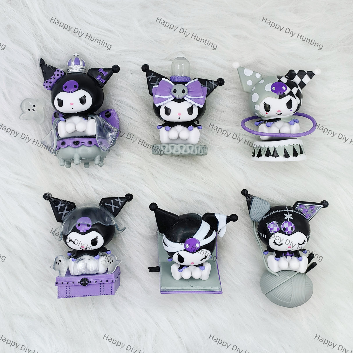 Ghost-themed Kuromi Series Pen Topper