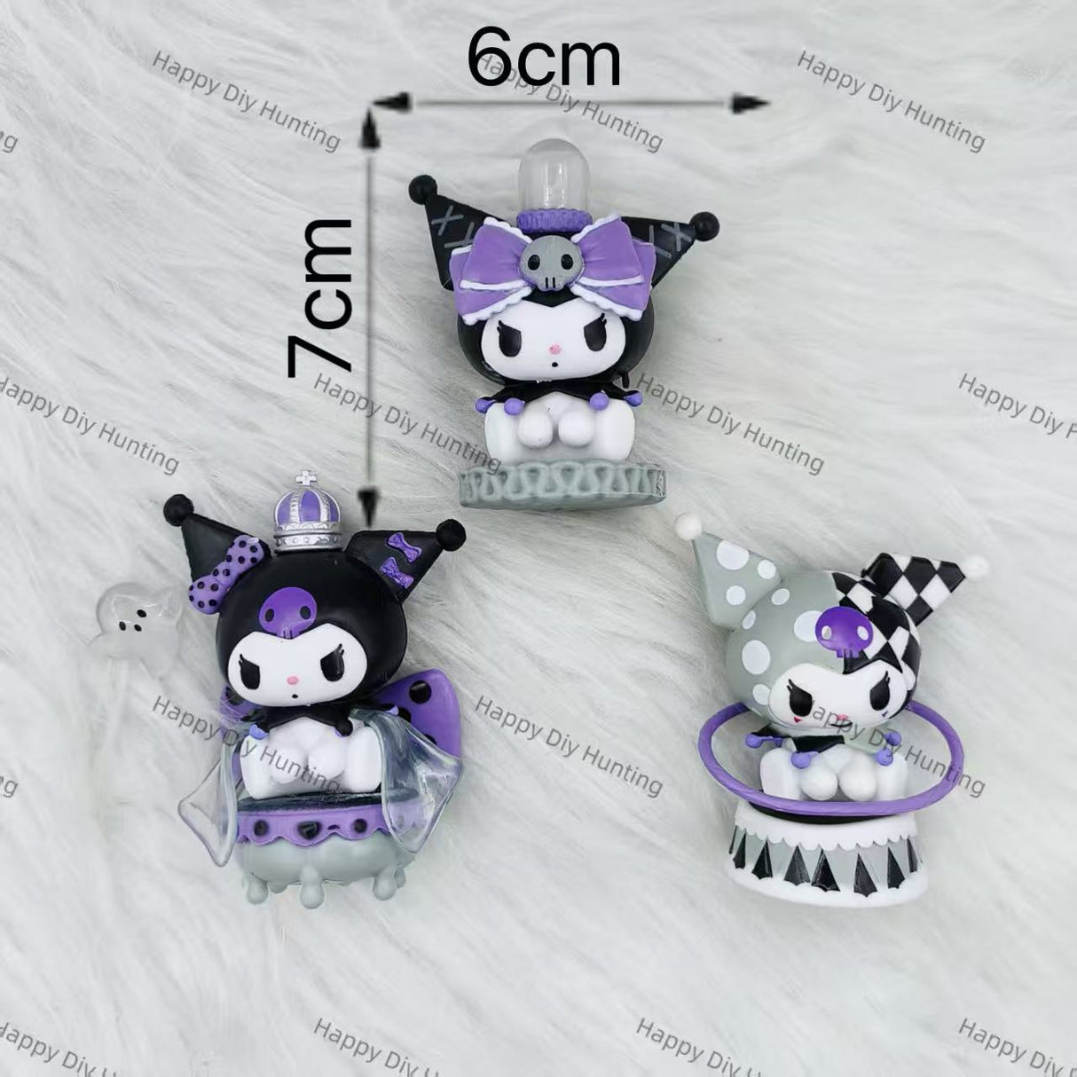 Ghost-themed Kuromi Series Pen Topper