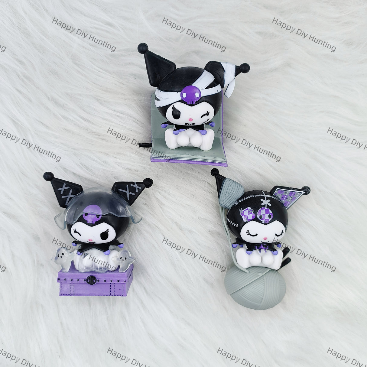 Ghost-themed Kuromi Series Pen Topper