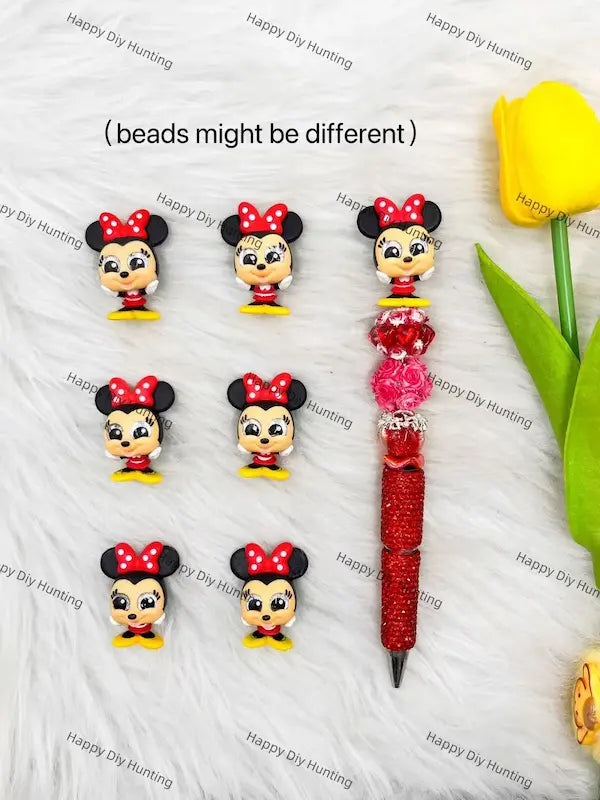 DIY Matching Combination of Cute Animal Pen Topper & Handmade Bead Accessories