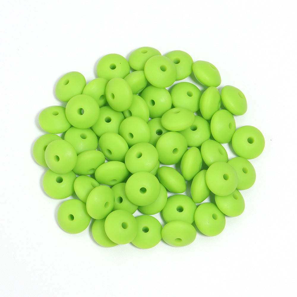 12mm Silicone Spacer Beads
