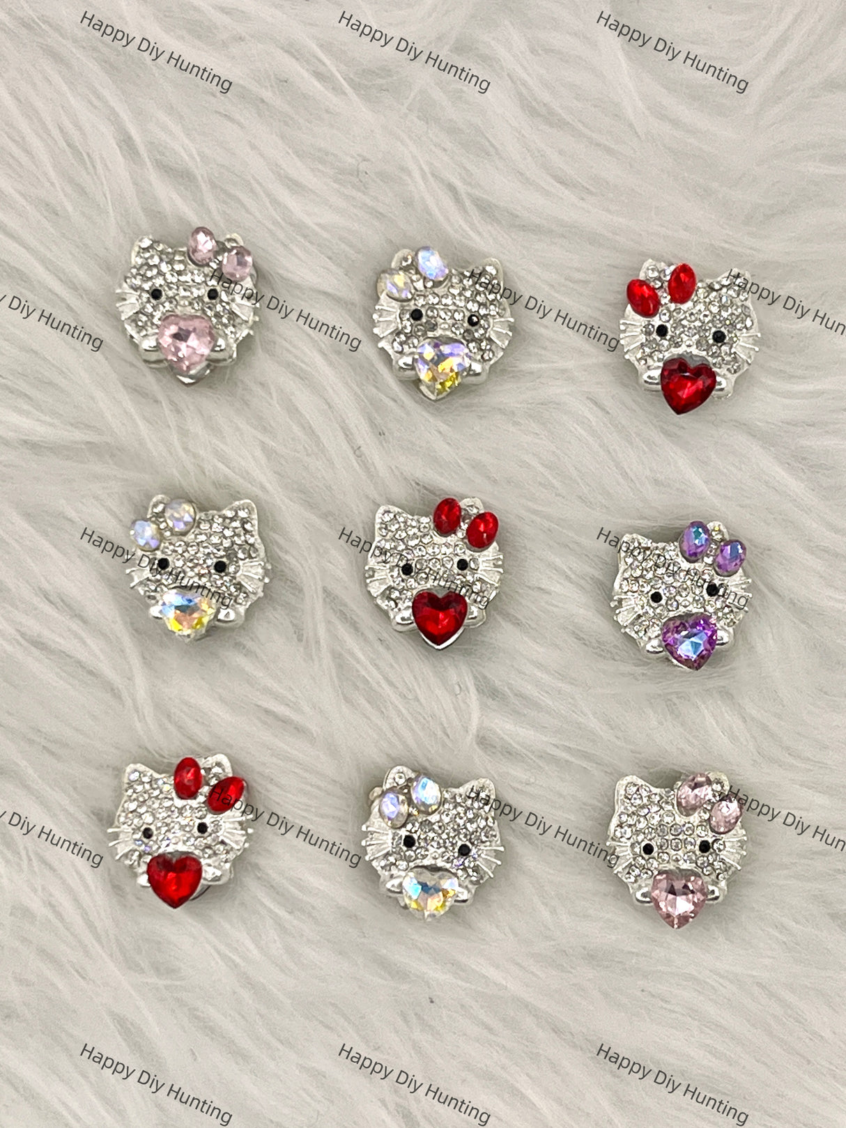 HK Cat Fancy Rhinestone Beads