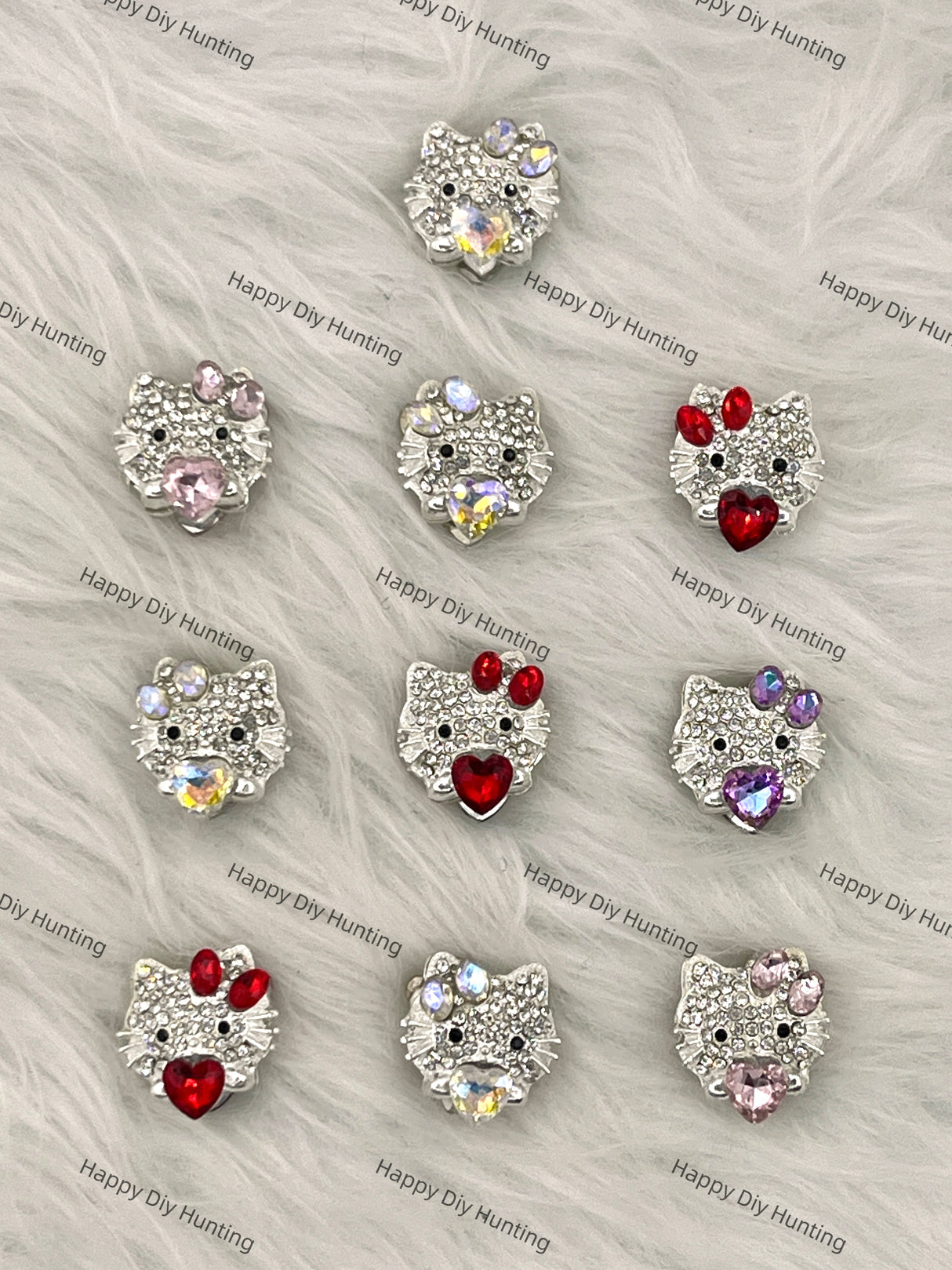 HK Cat Fancy Rhinestone Beads