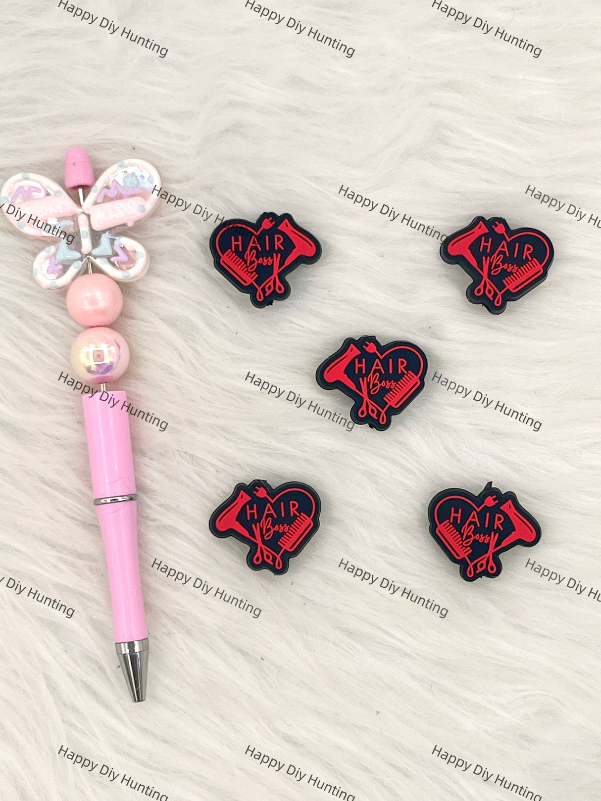 Hair Bossy Silicone Focal Beads Wholesale, silicone focal beads for pens