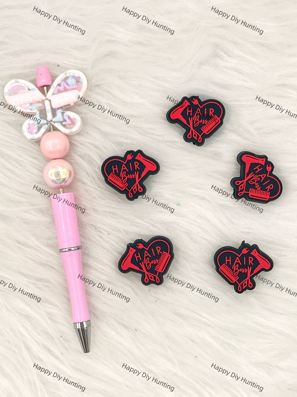 Hair Bossy Silicone Focal Beads Wholesale, silicone focal beads for pens