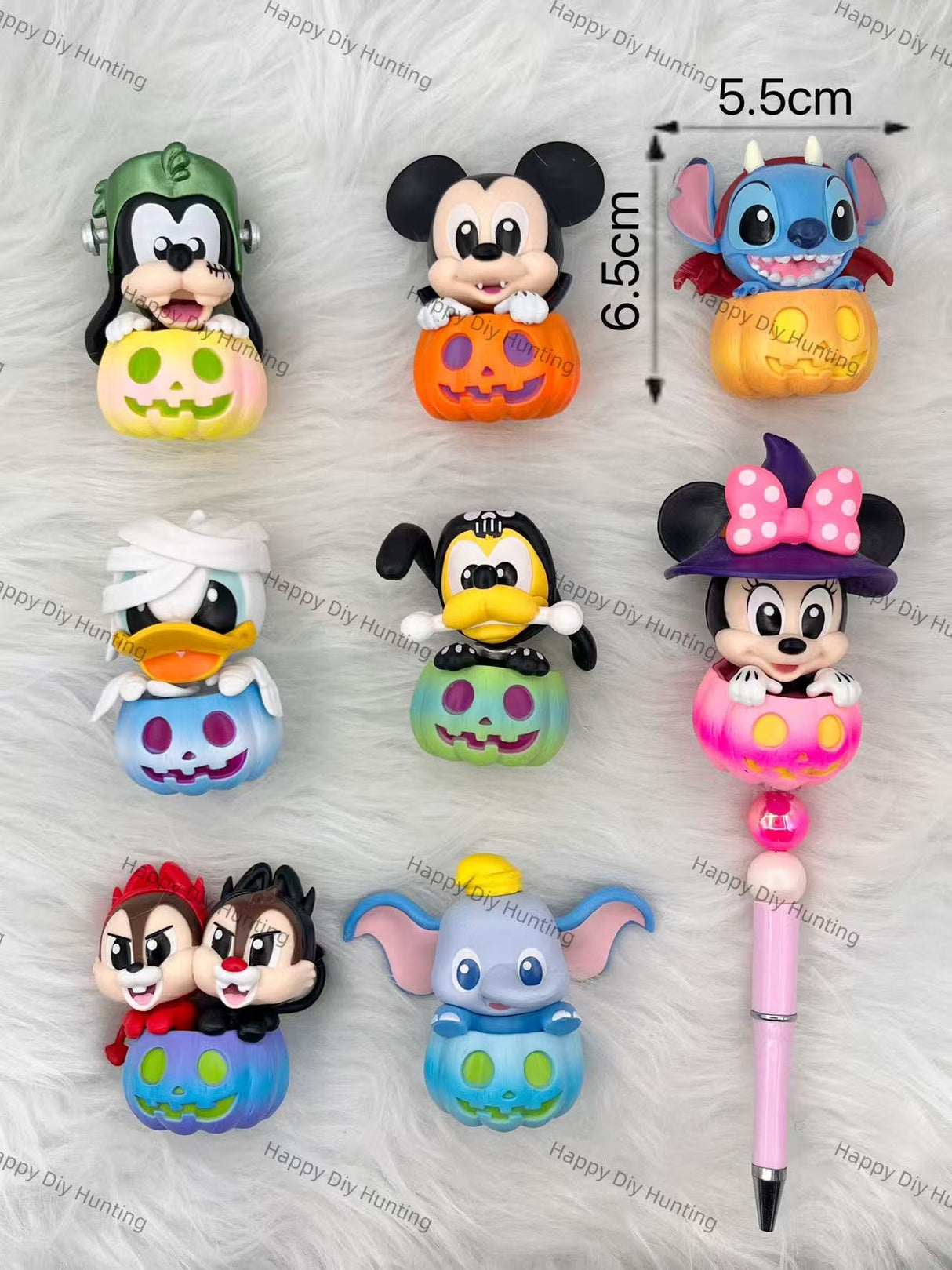 Halloween Stitch and his friends Pen topper