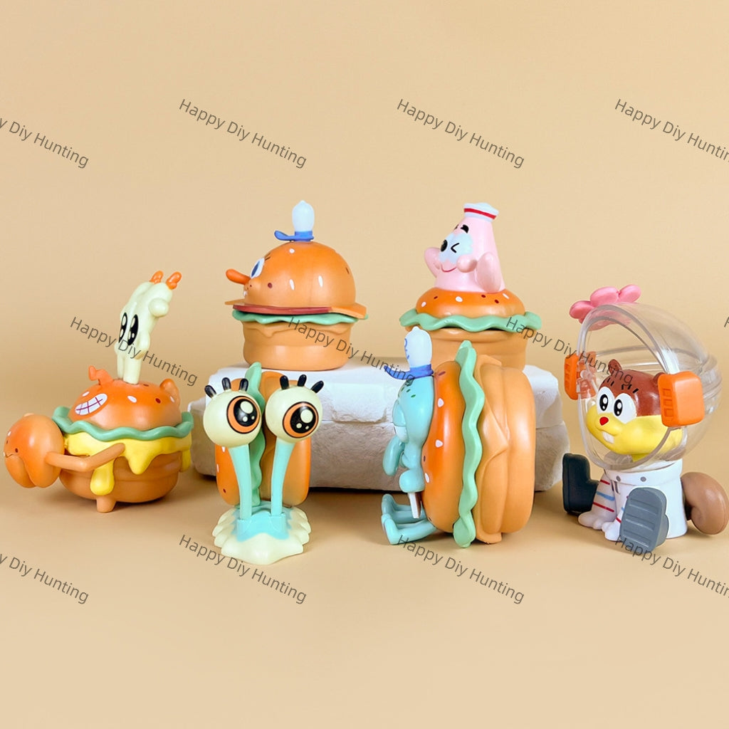 Hamburger-themed SpongeBob Series Pen Topper