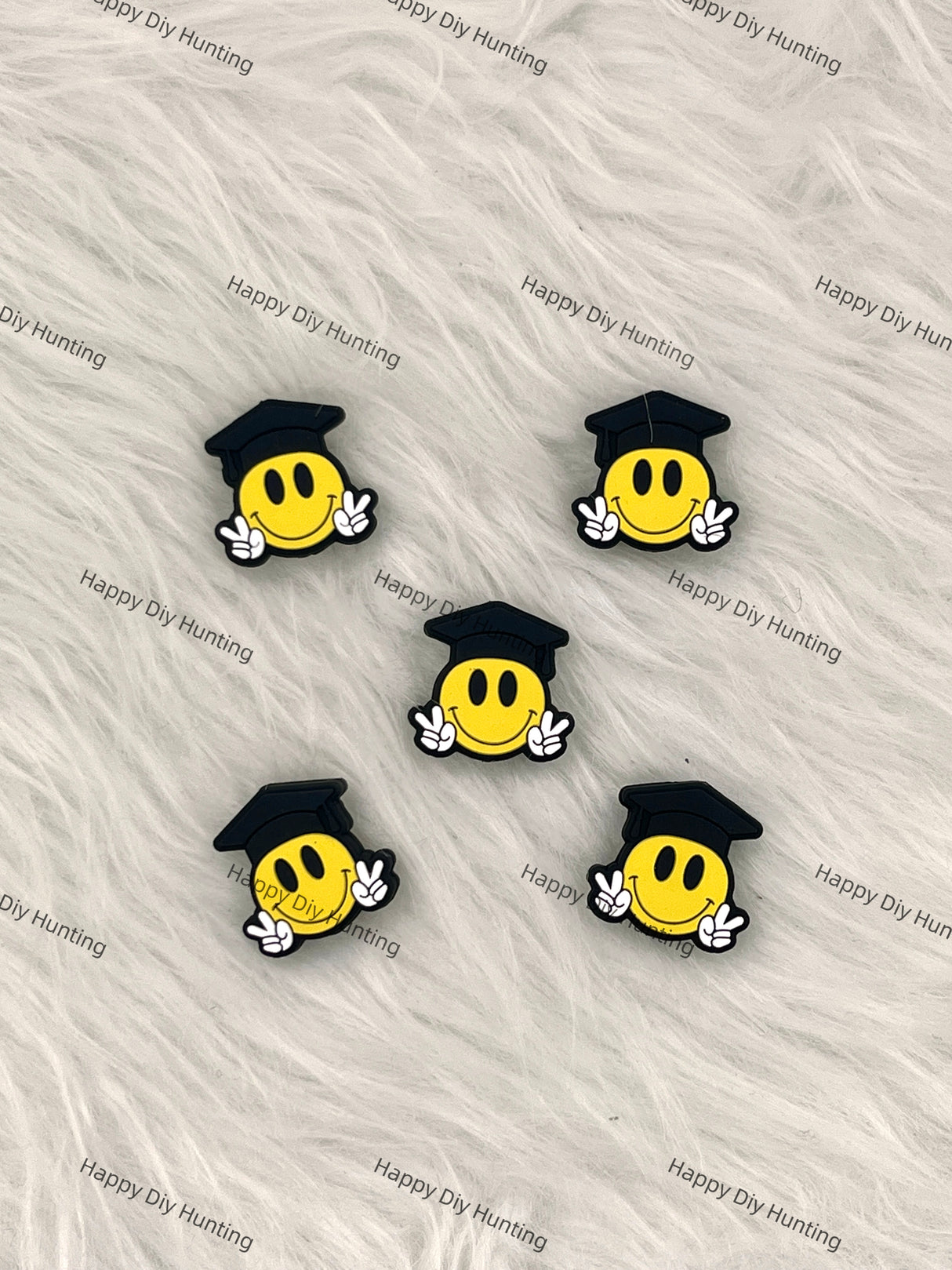 Happy Graduation Silicone Focal Beads Wholesale