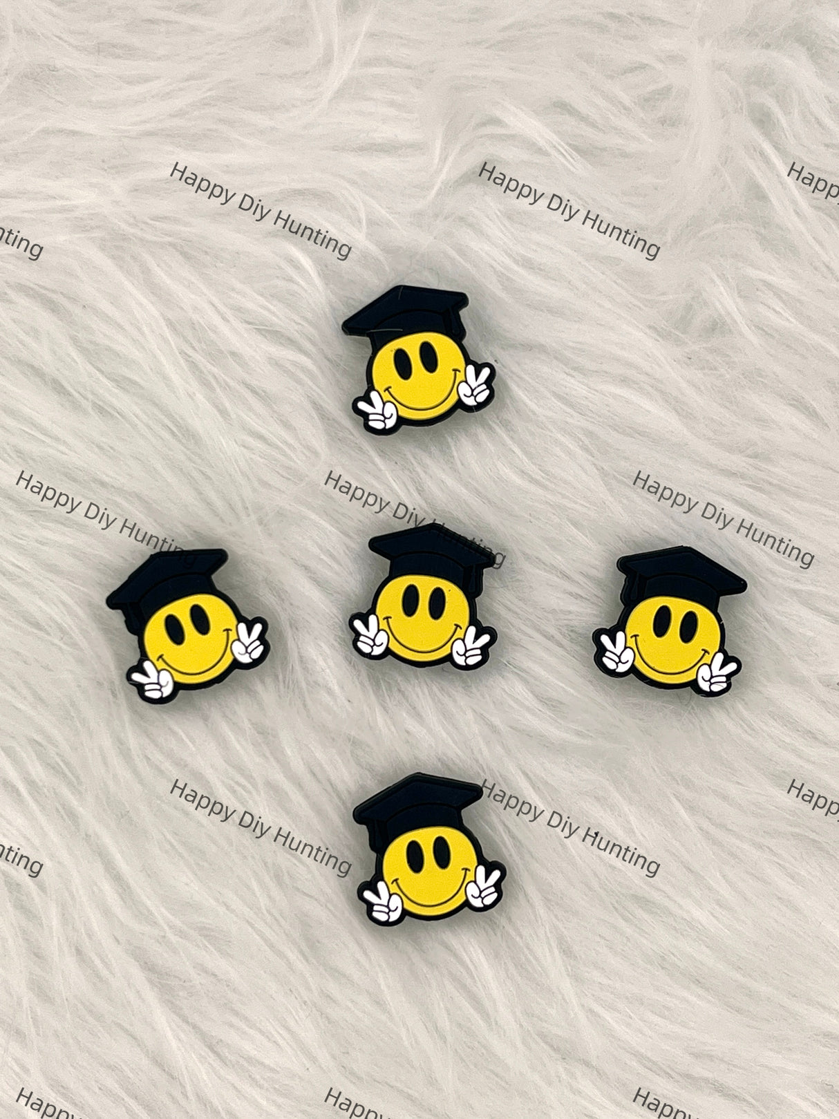 Happy Graduation Silicone Focal Beads Wholesale