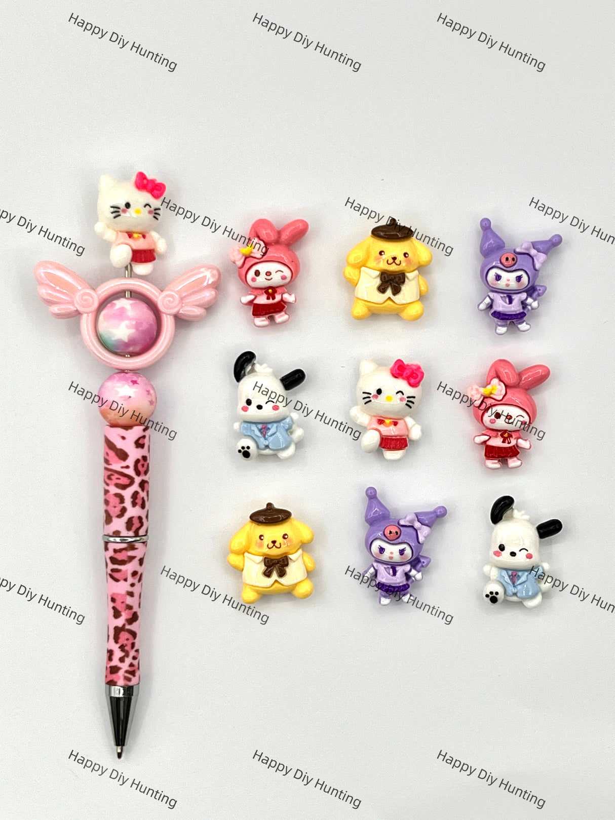 Happy HK and Friedns Acrylic Beads DIY Charms