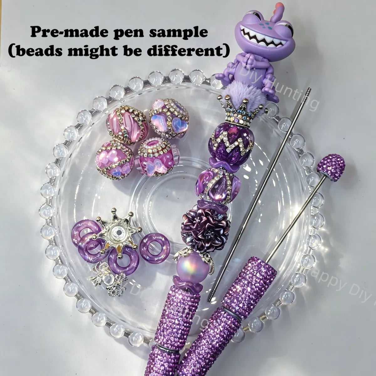 Happy Monster Co Character Pen Toppers No Hole For Beadable Pens