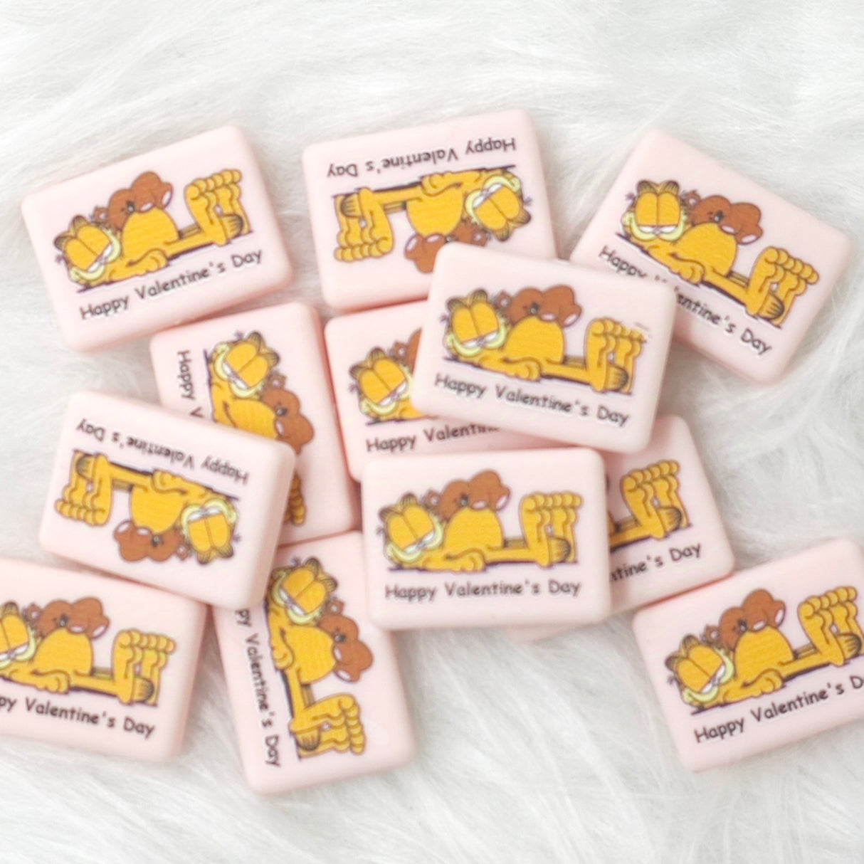 Happy valentine's Day focal silicone focal beads, animal focal beads