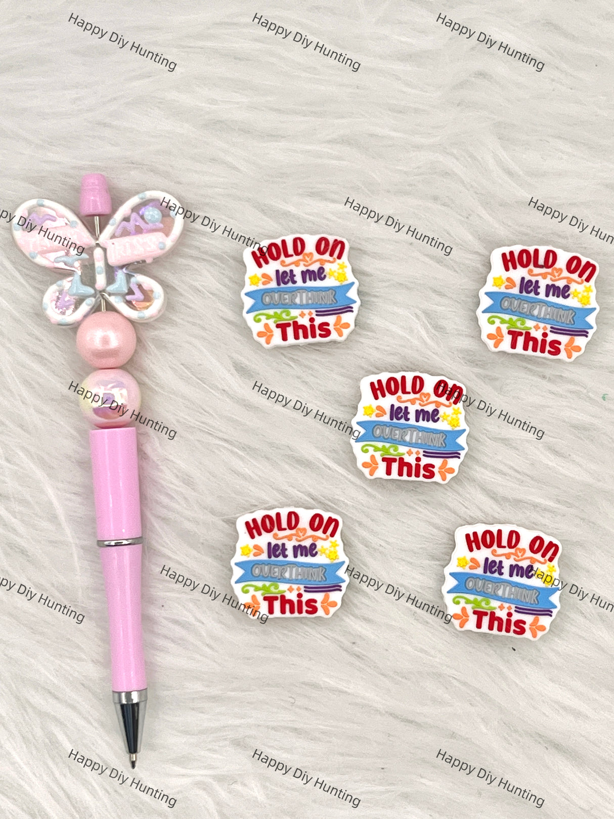 Hold On Let Me Overthink This Silicone Focal Beads Wholesale, silicone focal beads for pens