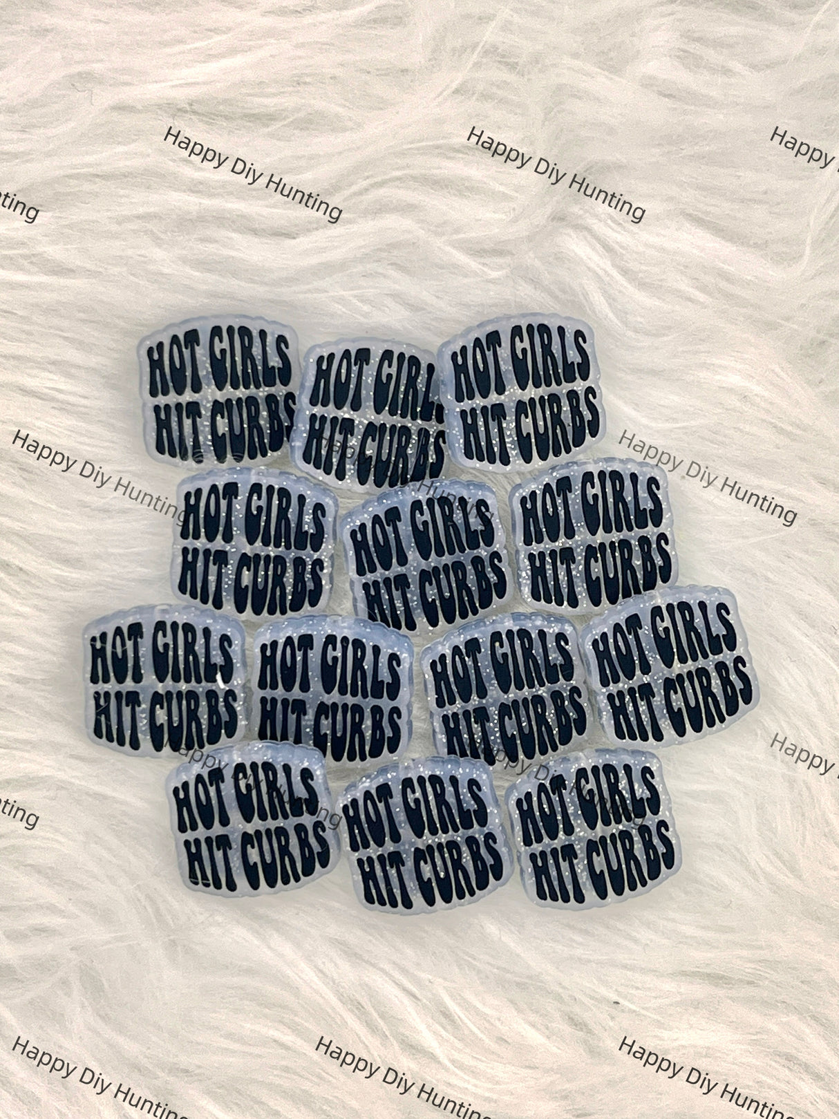 Hot Girls Hit Curbs Silicone Focal Bead