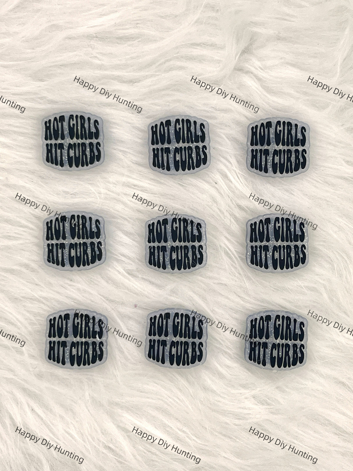 Hot Girls Hit Curbs Silicone Focal Bead