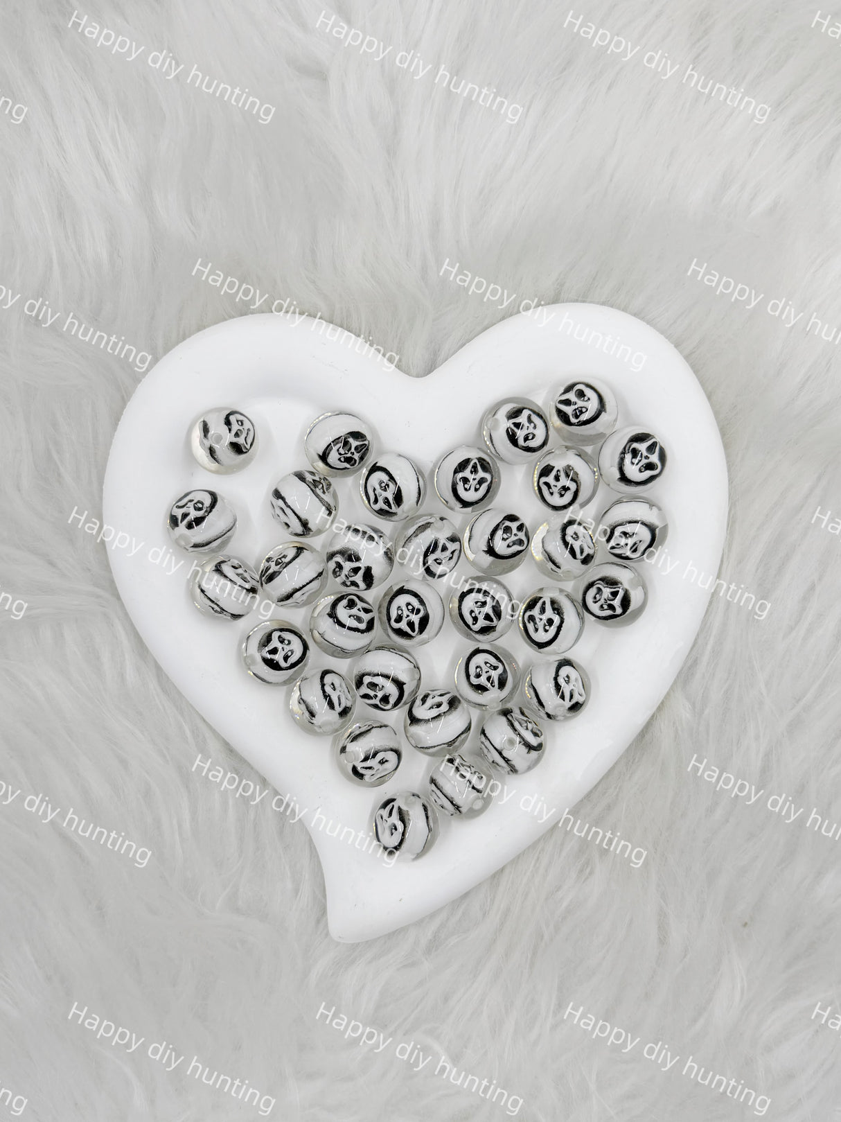 Ghostface Acrylic Beads