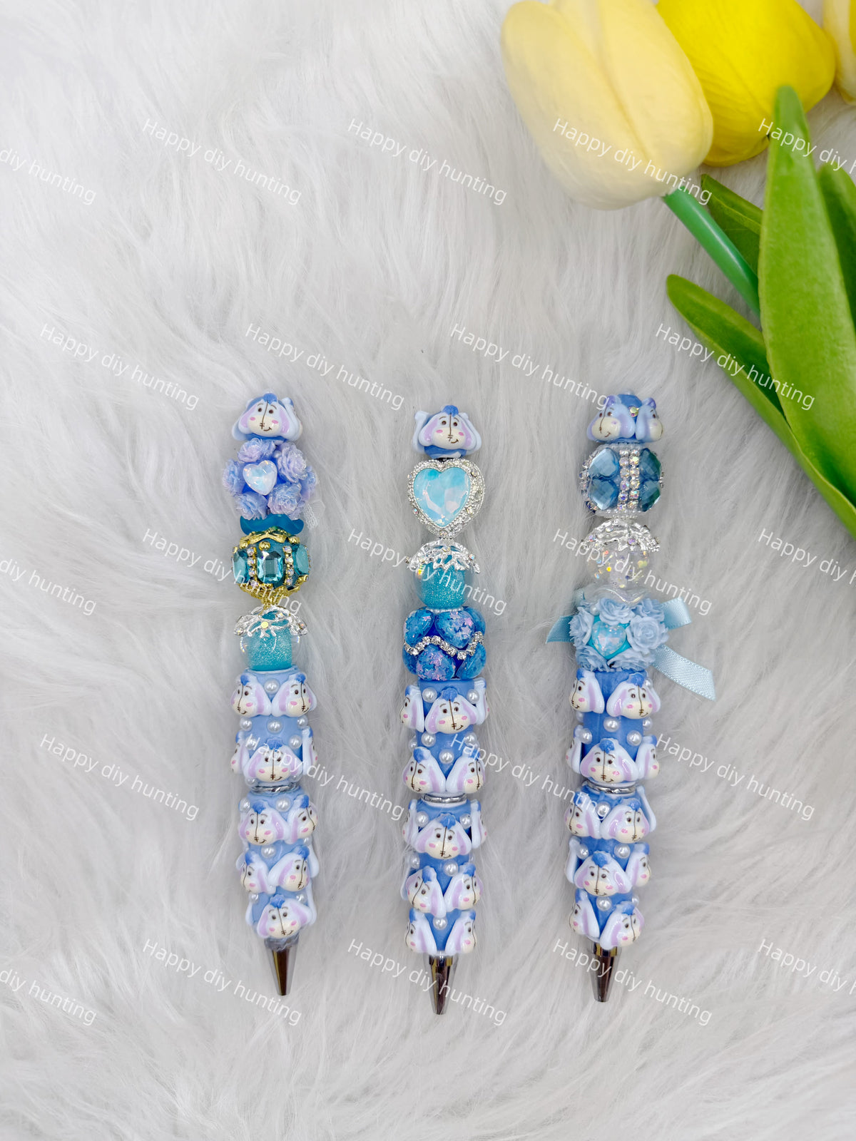 Eeyore Beadable Pen | Premium DIY Stationery Decor Suppliese
