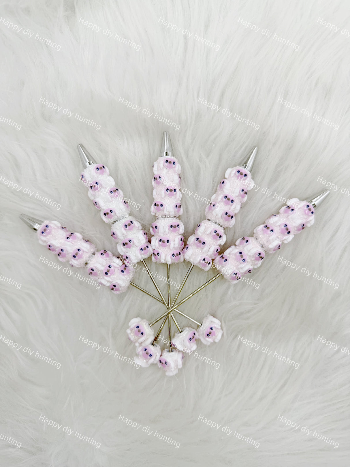 Angle Character Beadable Pen