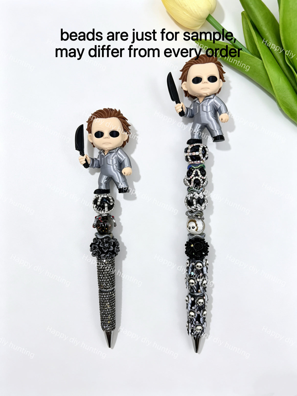 Michael Myers 3D Printed Pen Topper (No Hole)