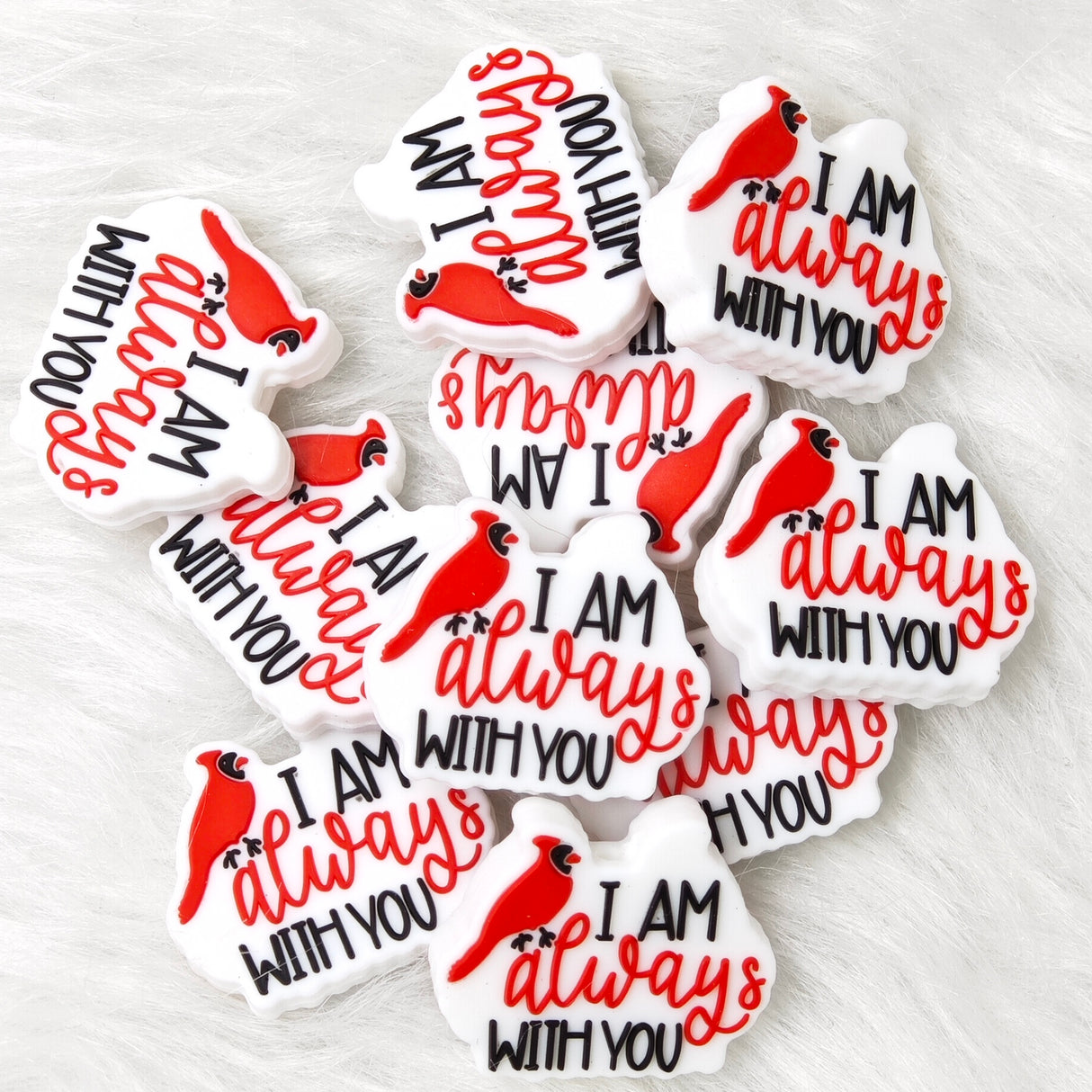 I am always with you Silicone Focal Beads Wholesale