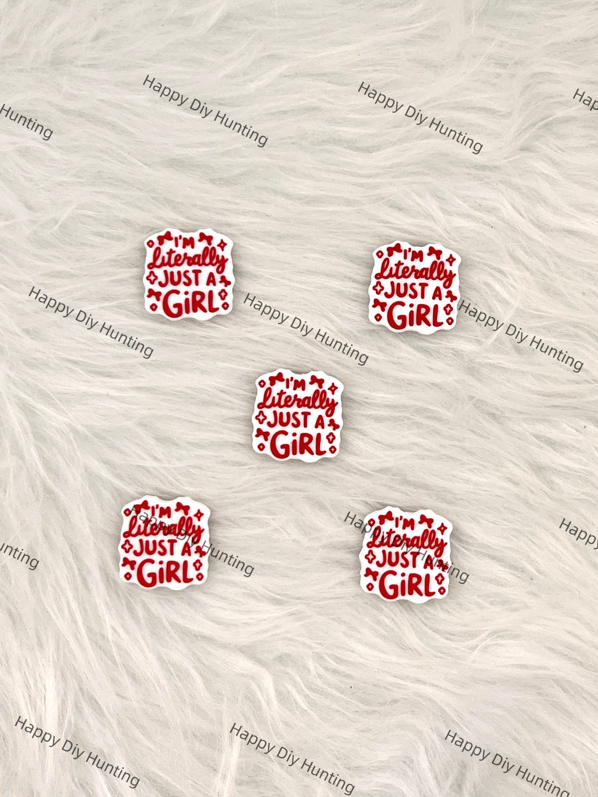 I'm Literally Just A Girl Silicone Focal Beads Wholesale