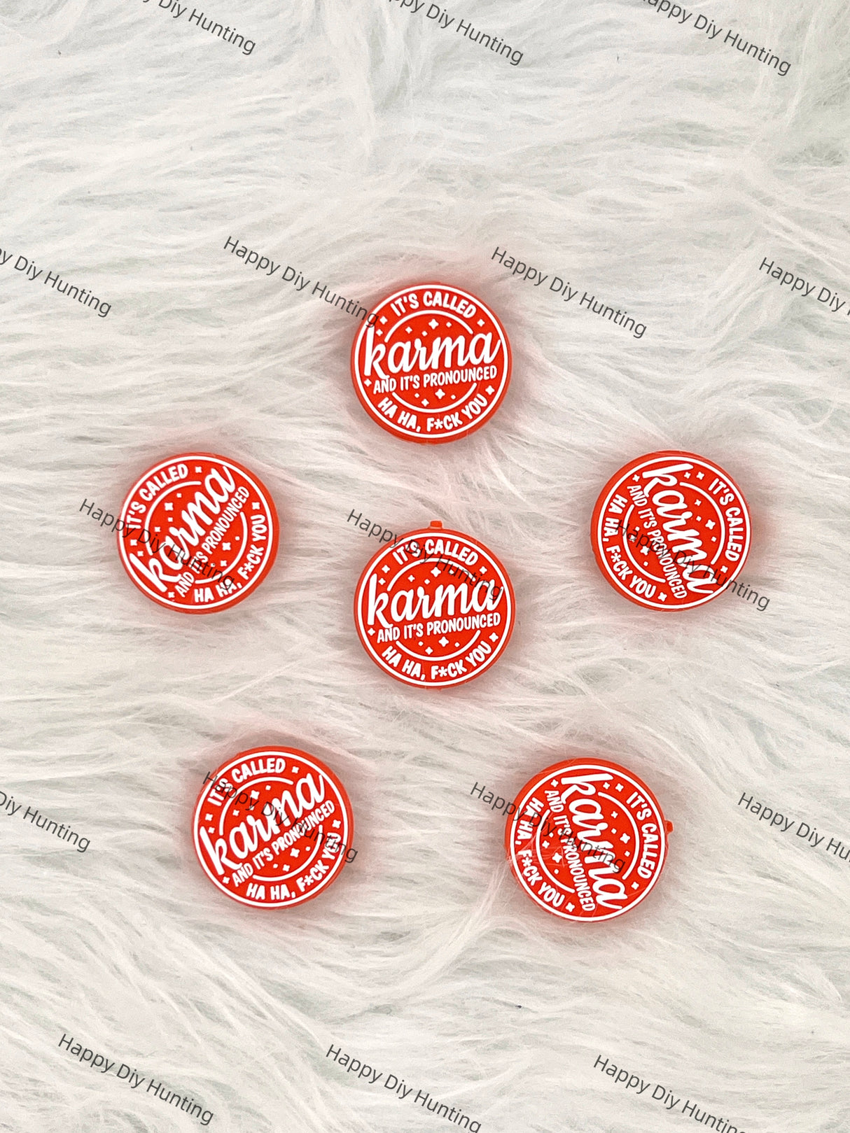 It's Called Kaima And It's Pronounced Ha Ha, F*ck You Silicone Focal Bead