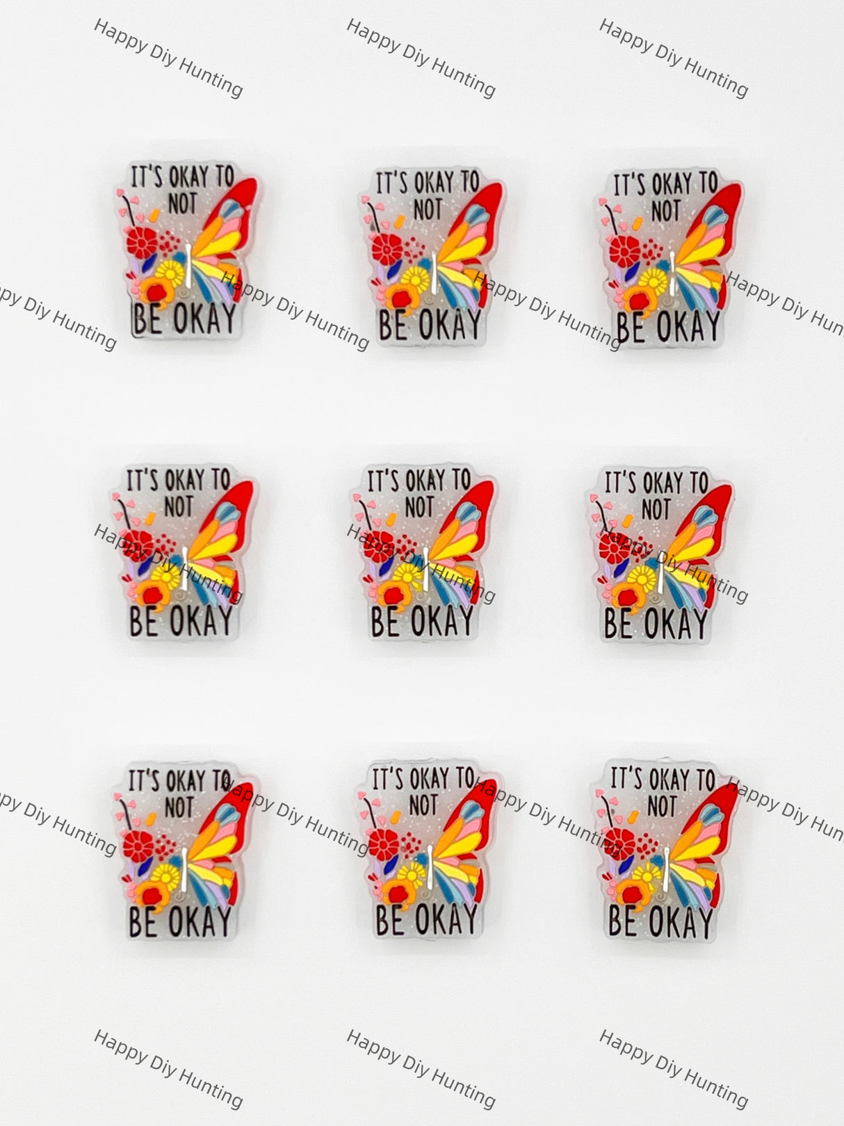 It's Okay To Not Be Okay Silicone Focal Beads Wholesale, silicone focal beads for pens