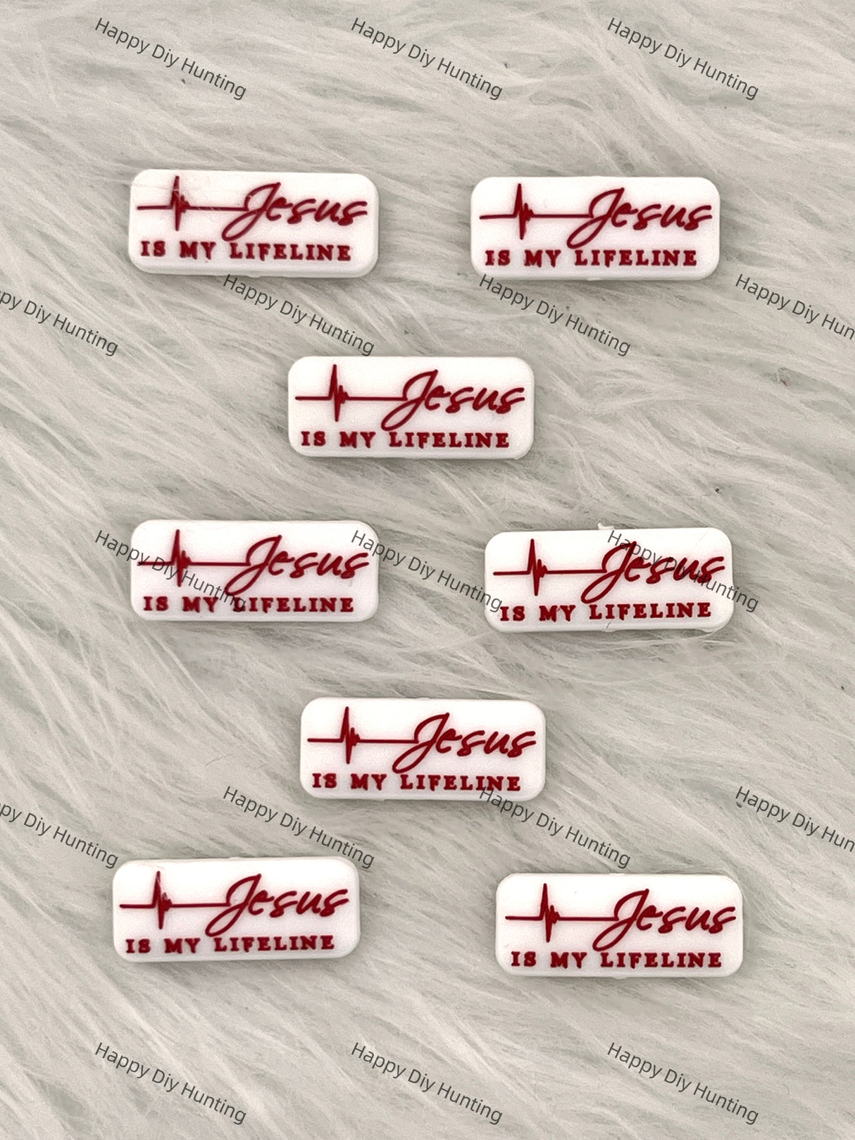 Jesus Is My Lifelife Silicone Focal Beads Wholesale
