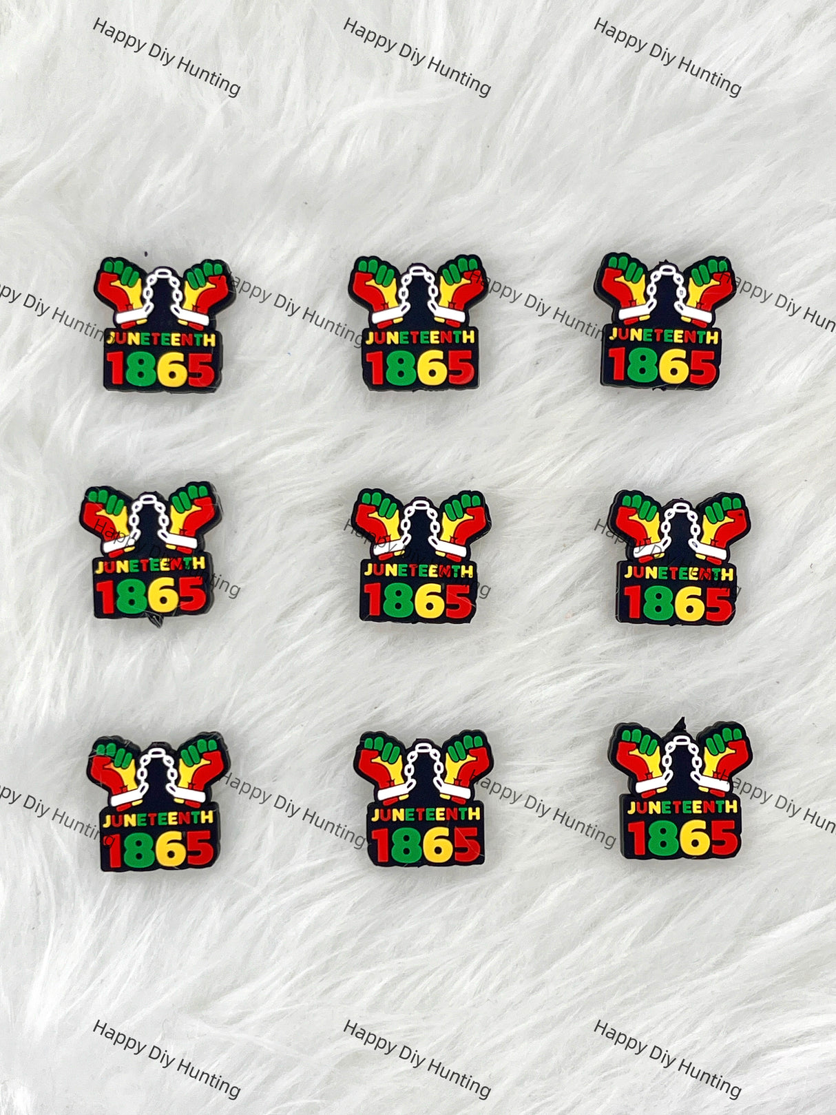 Juneteenth 1865 Silicone Focal Beads Wholesale, silicone focal beads for pens