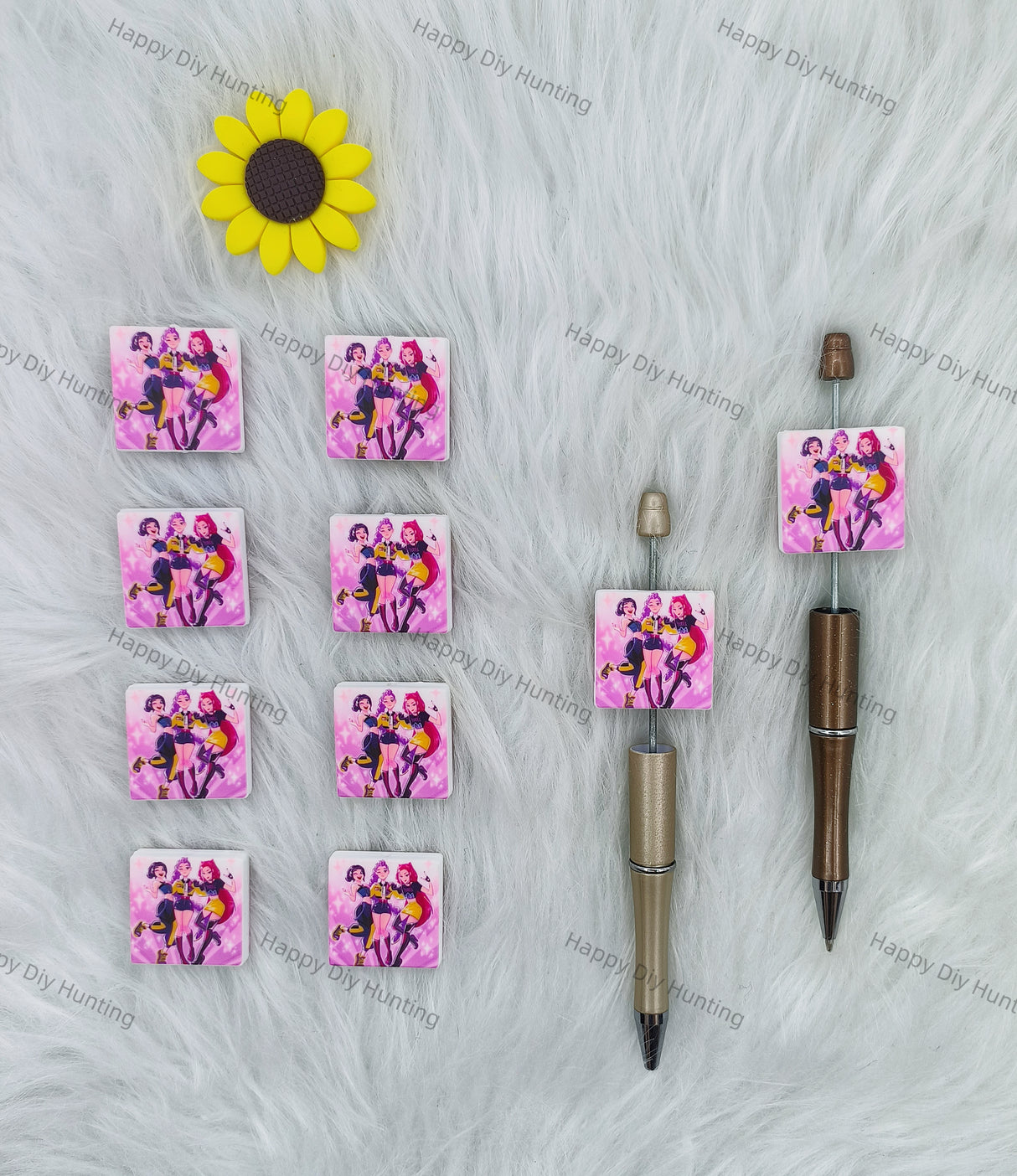 K-Pop Demon Hunters Silicone Focal Beads Wholesale, silicone focal beads for pens