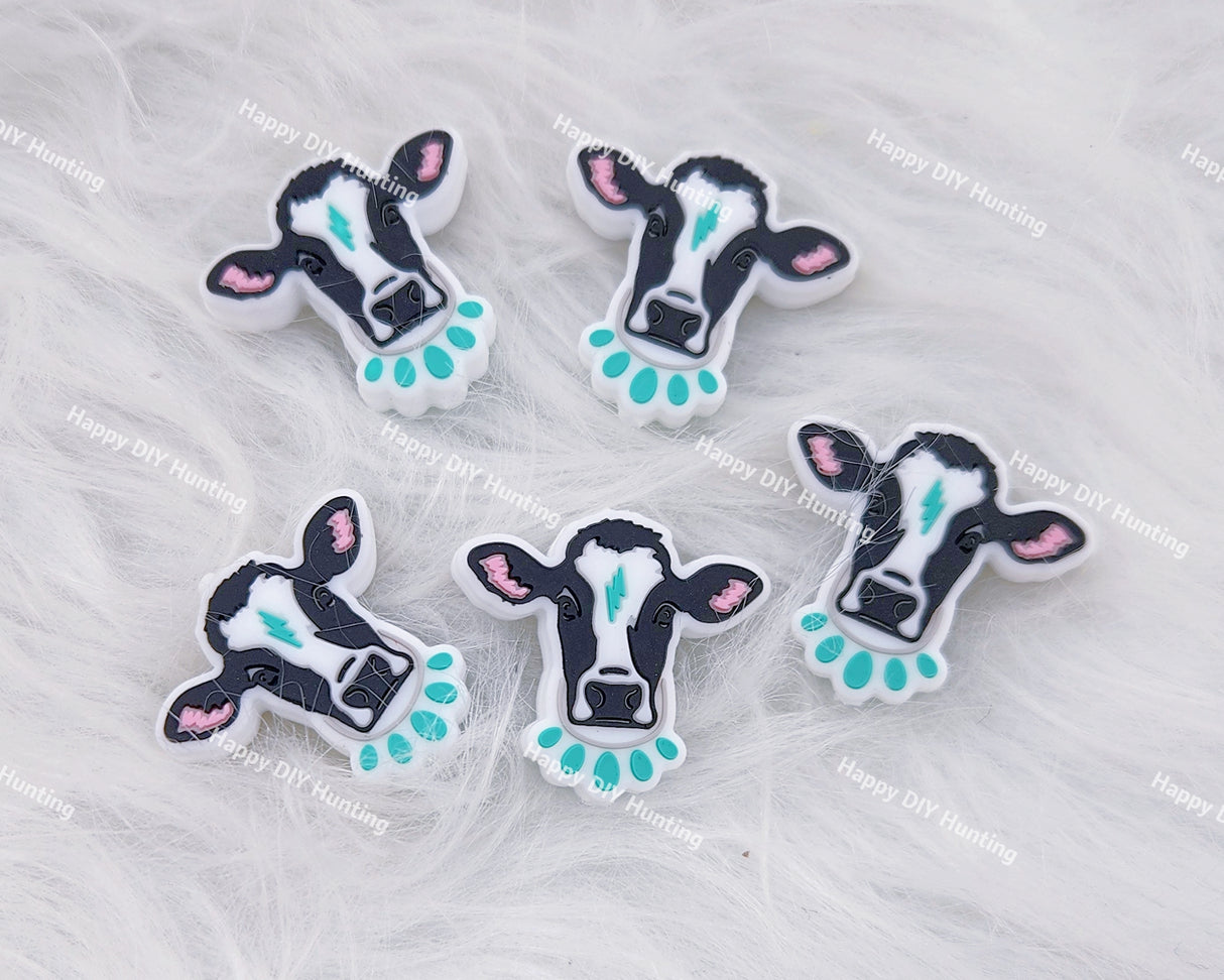 Lightening Cow,Cow Animal Focal Beads Wholesale