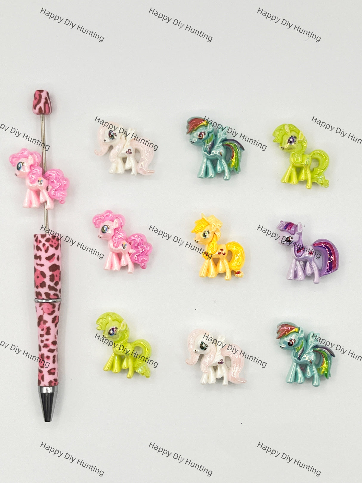 Little Pony Acrylic Beads DIY Charms