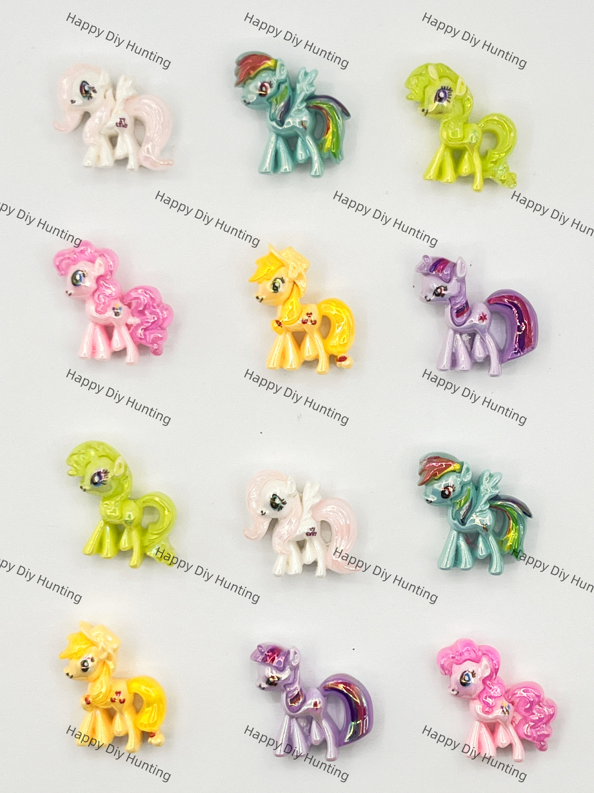 Little Pony Acrylic Beads DIY Charms