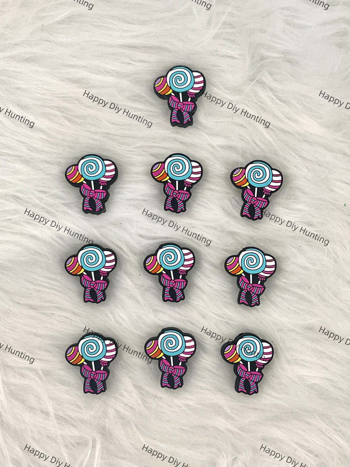 Lollipop Silicone Focal Bead