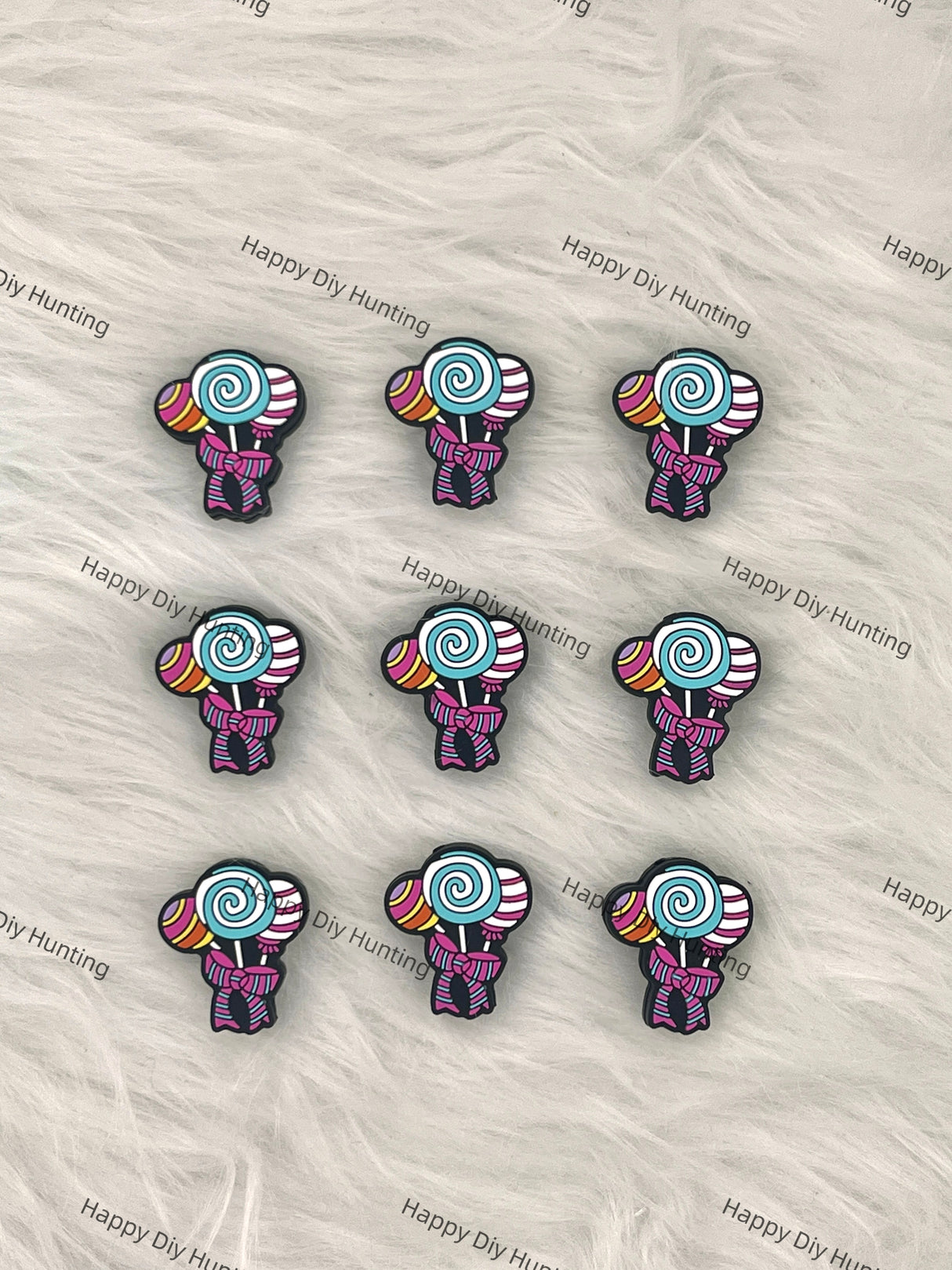 Lollipop Silicone Focal Beads Wholesale