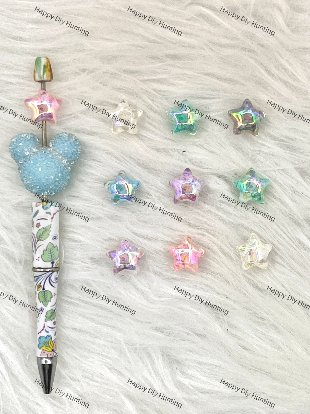 Luminous Stars Acrylic Beads