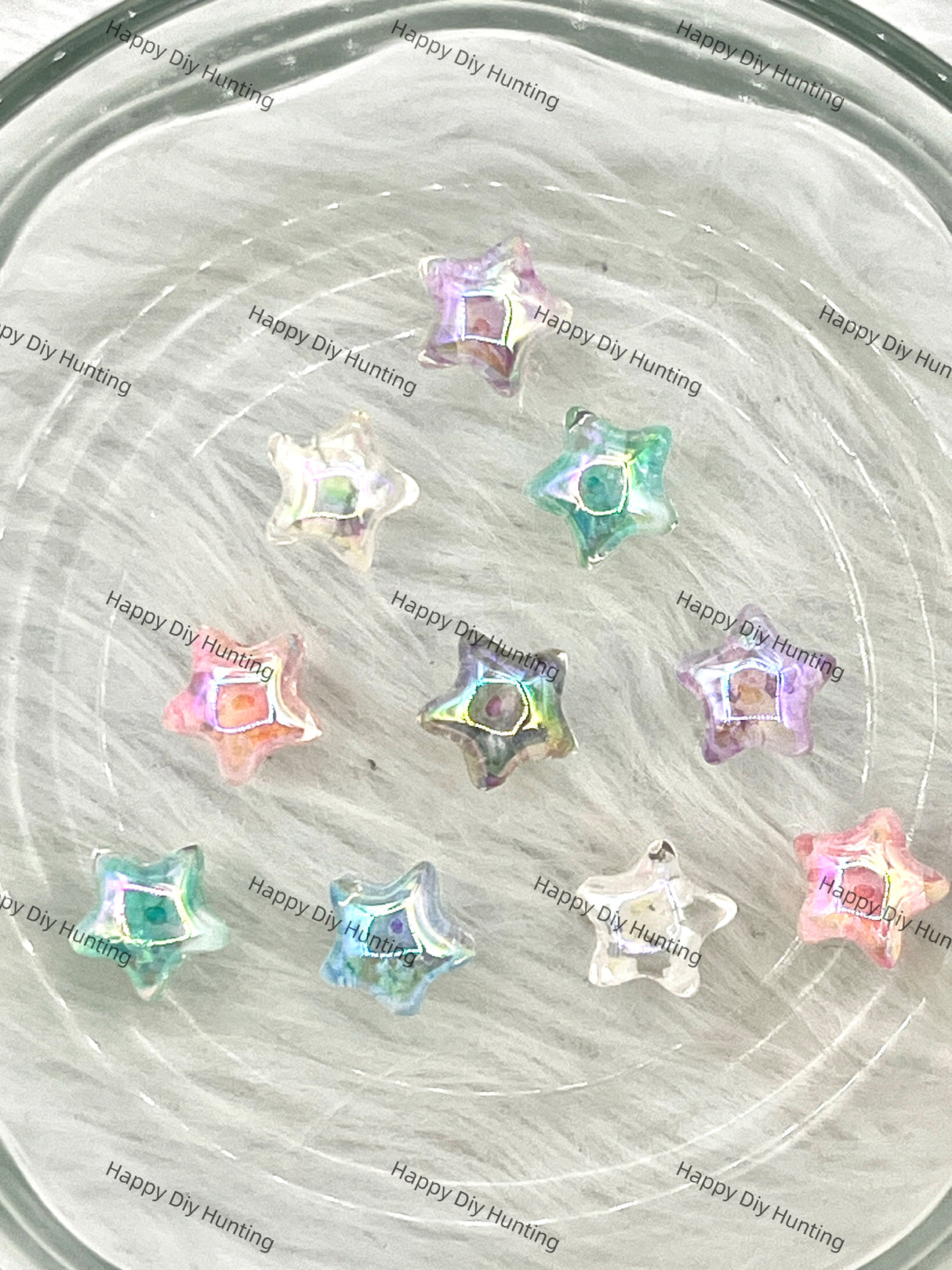 Luminous Stars Acrylic Beads